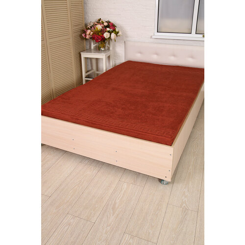 Простыня Махровая Шоколад 180х220