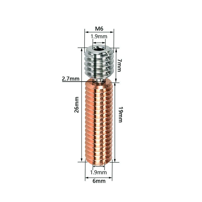 Термобарьер Bi-Metal медно-титановый M6x26.5