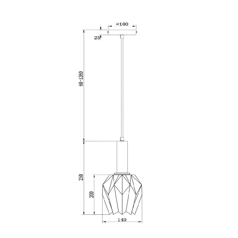 Подвесной светильник Delta Freya FR9001PL-01B - фото №17