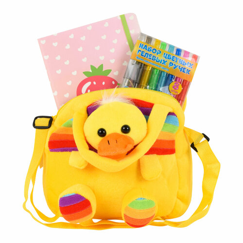 Сумка шоппер фактура бархатистая желтый 520₽