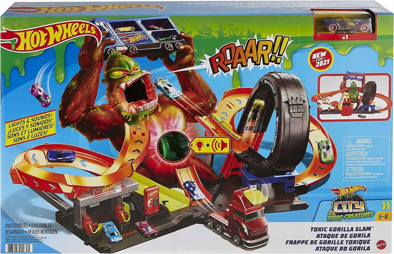 Гоночный трек HOT WHEELS HBY95 CITY GORILLA