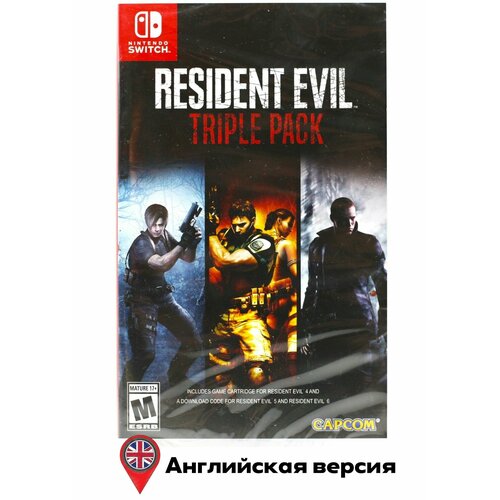 Игра Resident Evil Triple Pack Картридж Английская версия Nintendo Switch 4444₽