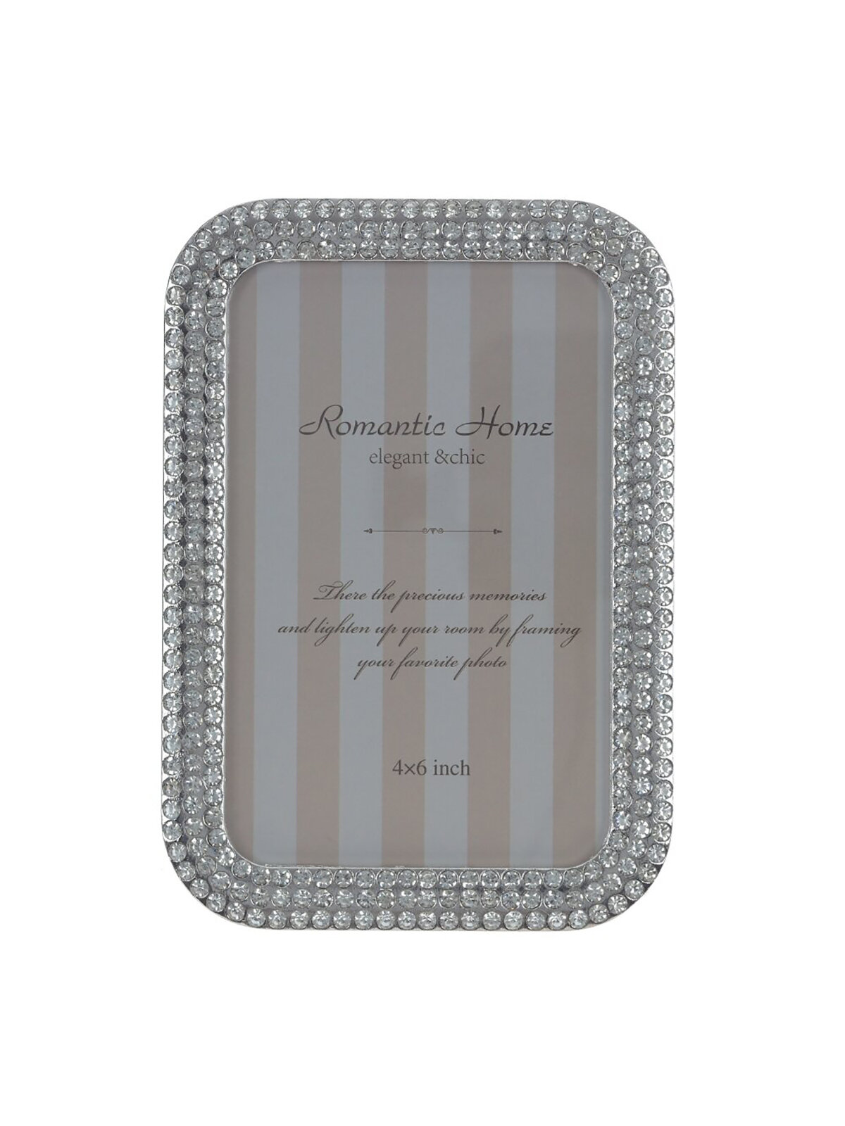 фото Фоторамка для фото Remecoclub, металлическая, 10x15 см