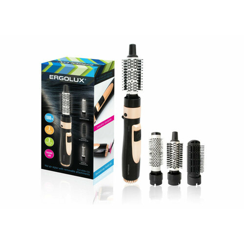 Прибор для укладки волос ERGOLUX ELX-HD04-C64 черныйзолото 161900₽