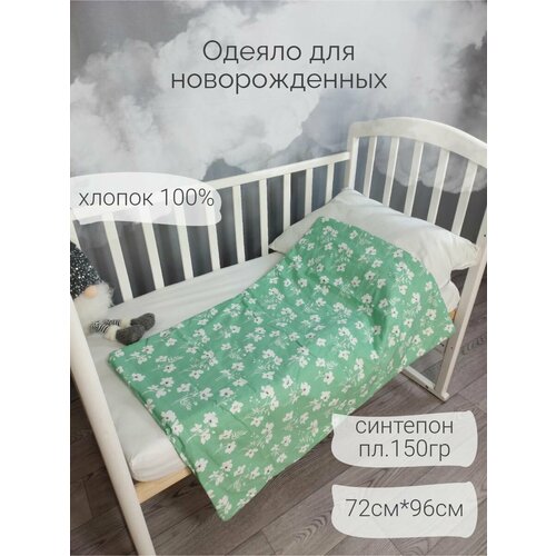 Одеяло для новорожденного в кроватку и коляску