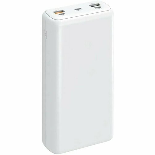 Внешний аккумулятор TFN Solid 30 PD 2 USB USB-C быстрая зарядка 30000 мАч белый 2763₽