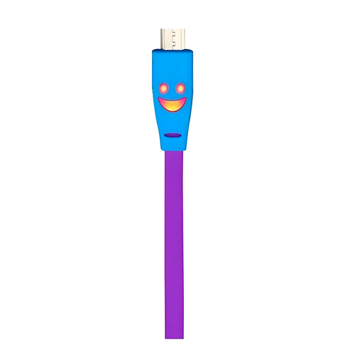 Кабель Sempai USB Micro USB Светящийся Violet 1m кабель sempai usb micro usb black 1m