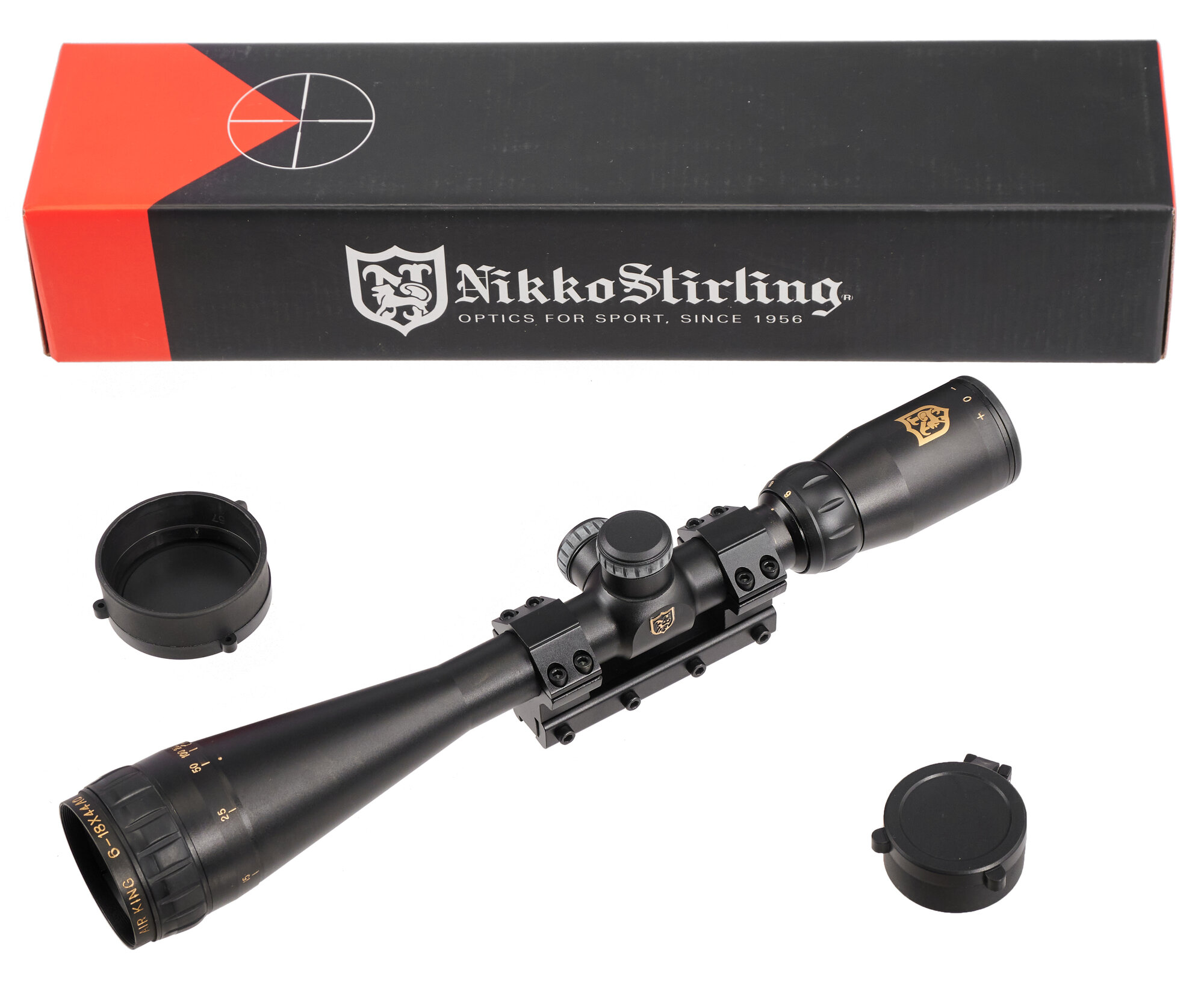 Оптический прицел Nikko Stirling Airking 6-18x44 AO (25.4 мм, Ласточкин Хвост, Half MD)