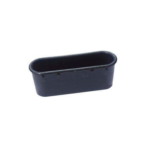 фото Заглушка под ригель крит-м 16 мм черный