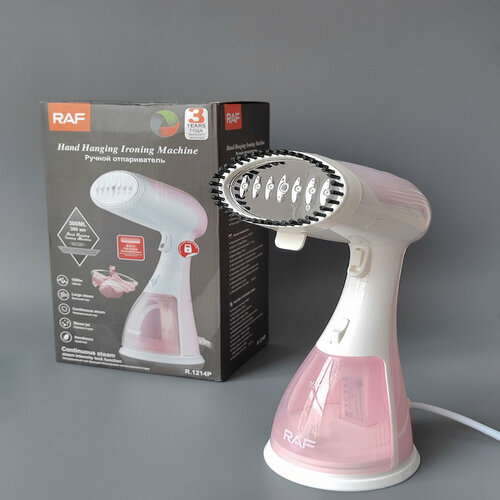 Отпариватель Raf 1500 Вт 300 мл 27 грмин розовый 277500₽