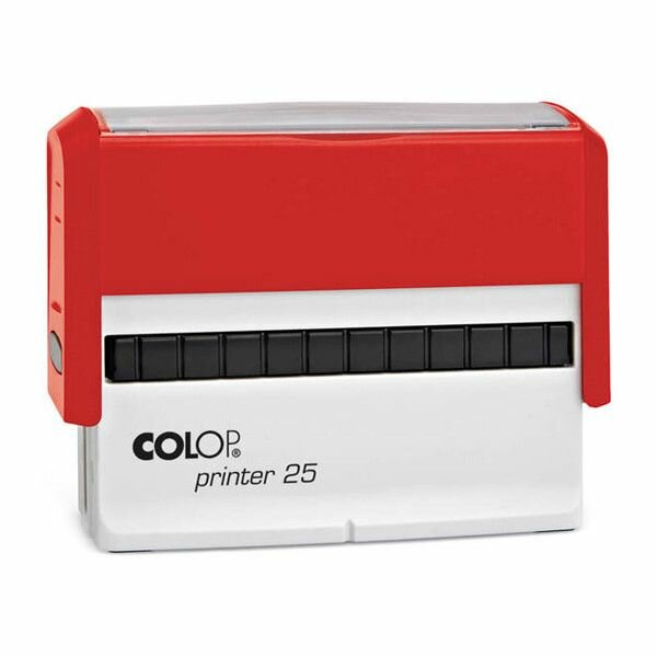 Colop Printer 25 Автоматическая оснастка для штампа (штампа 15 х 75 мм.), Красный