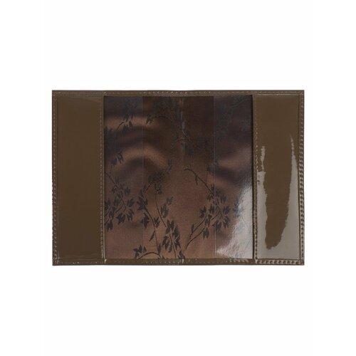 Обложка для страниц для паспорта Franchesco Mariscotti Обложка в стиле минимализм, коричневый