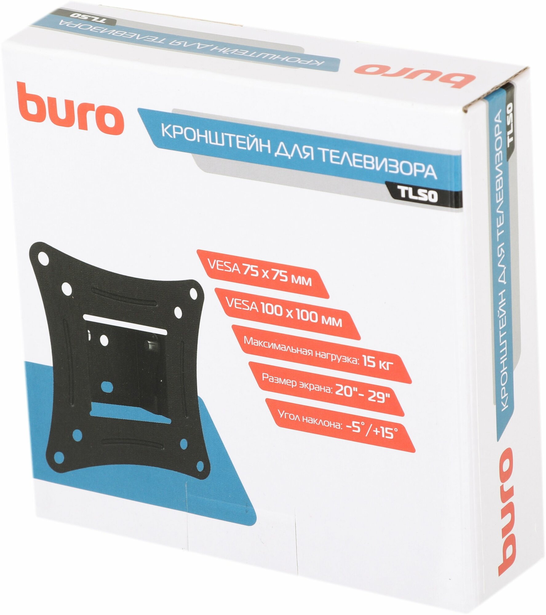 Кронштейн для телевизора Buro TLS0 черный (bm15a71tf0) - фото №14