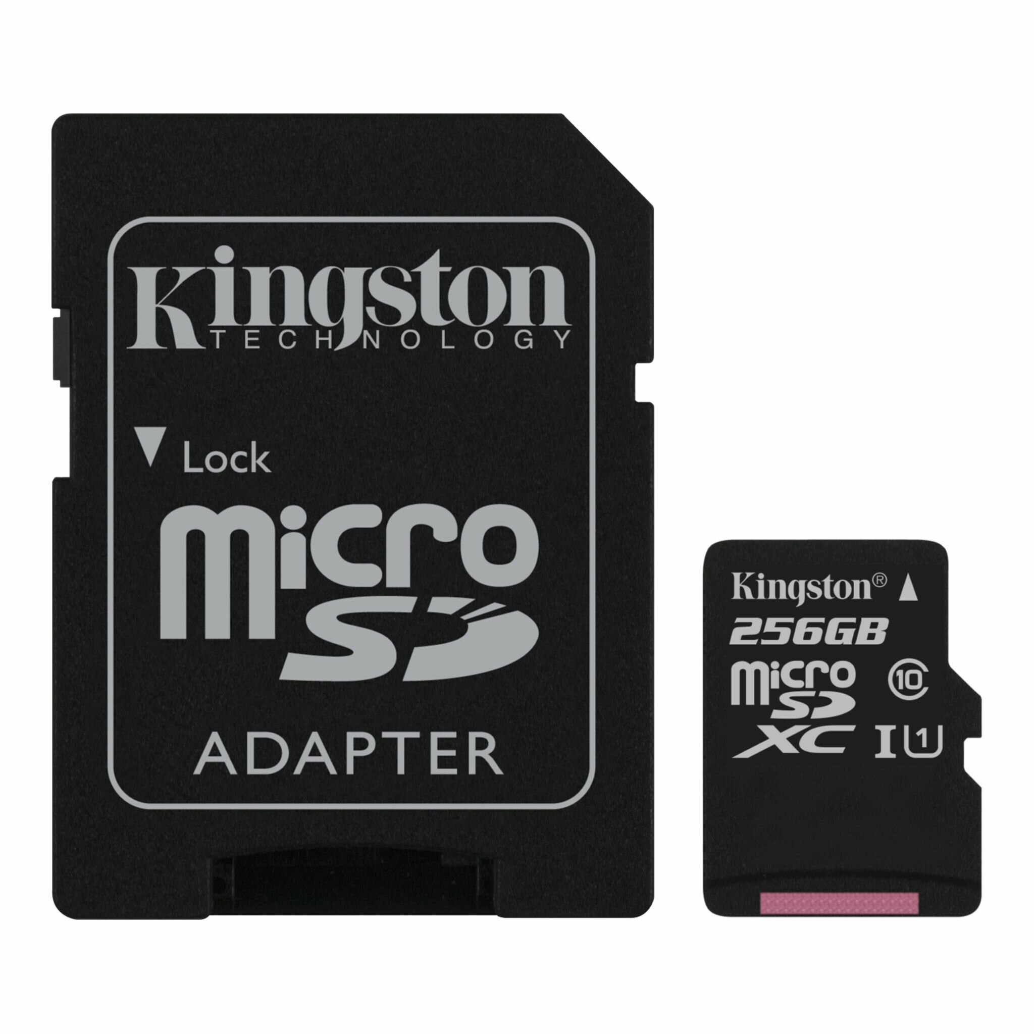 Карта памяти Micro SD 256 Гб / Карта памяти с переходником / micro SD card + adapter — фото 1