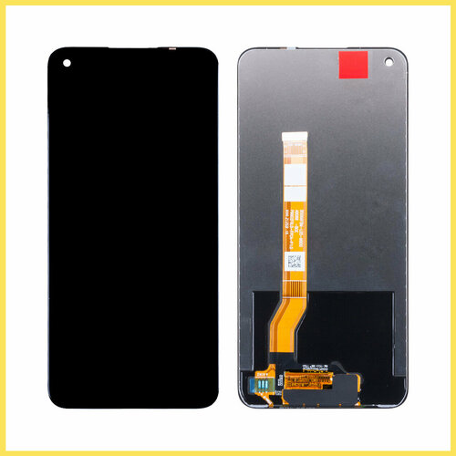 Дисплей (экран) для Realme Narzo 50 4G в сборе с тачскрином (RMX3286) Черный - Premium смартфон realme narzo 50 4g 6 128gb speed black