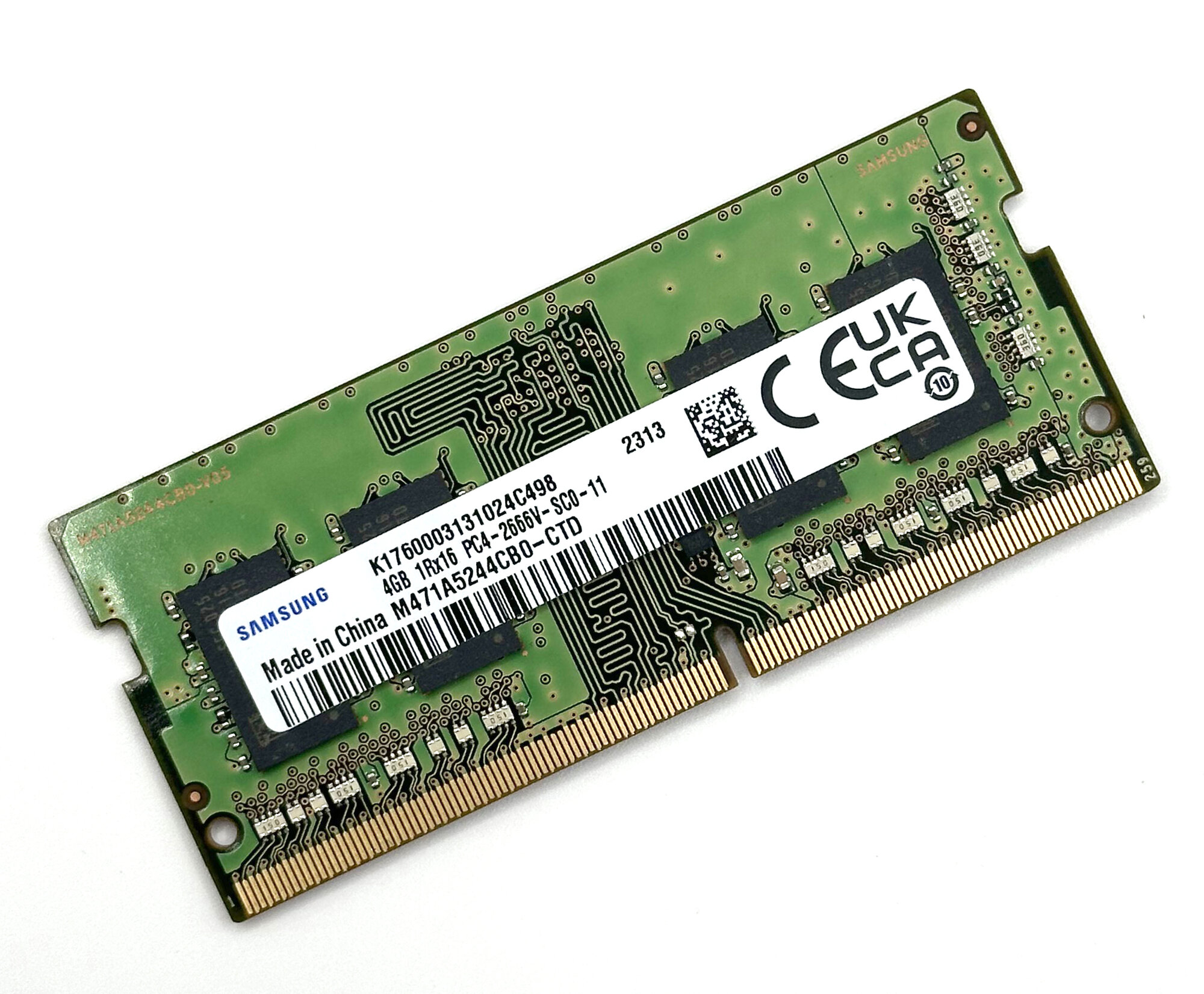 Оперативная память DDR4 4Gb 2666 Mhz Samsung M471A5244CB0-CTD PC4-2666V So-Dimm