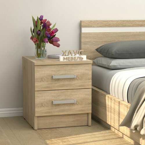 Тумба прикроватная 2 - сонома 3750₽