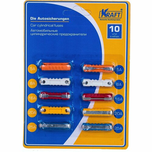 Цилиндрические предохранители KRAFT 870024