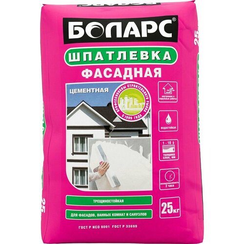 кнауф мультифиниш шпаклевка цементная фасадная 25кг knauf multi finish шпатлевка цементная фасадная финишная 25кг Боларс шпатлевка цементная базовая (25кг) / боларс шпаклевка цементная базовая для фасадов (25кг)