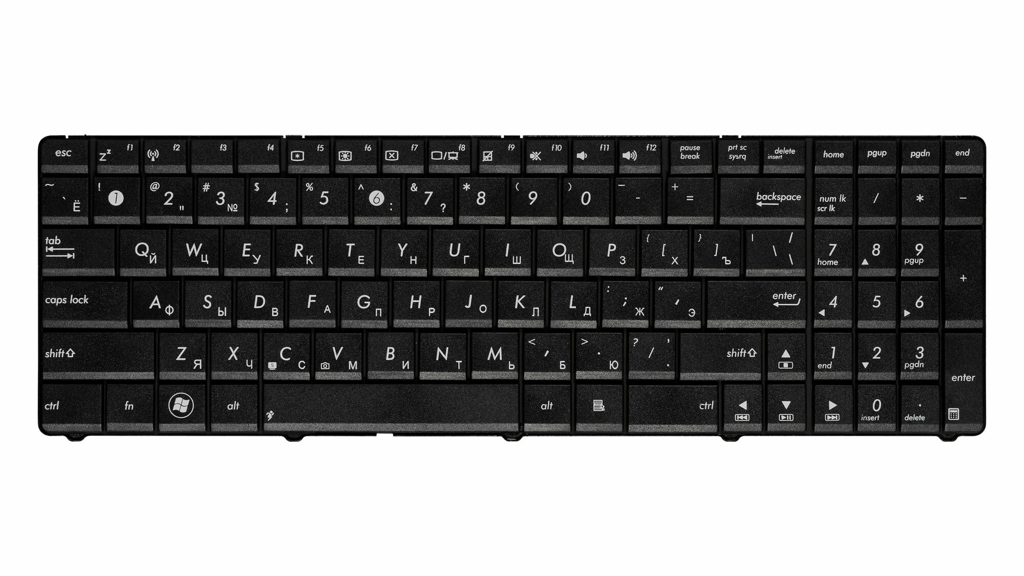 Клавиатура для Asus K53, X53U, K53U, K73SV, X53, K53TK, K73SM, X53E и др