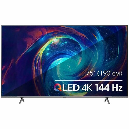 Hisense 75E7KQ PRO (4K Ultra HD 3840x2160, Smart TV) черный