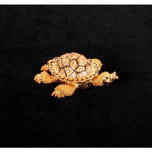 Мини-шкатулка со стразами Черепашка