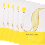Маска для лица тканевая с витаминами The Saem Bio Solution Radiance Multi Vitamin Mask Sheet, 20 г - 5 шт