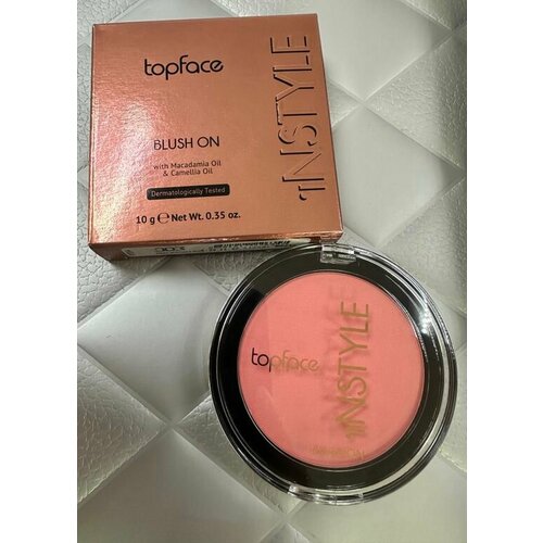 Topface Румяна для лица компактные Instyle Blush On РТ354, тон 003 розовый румяна для лица topface blush on 10 гр