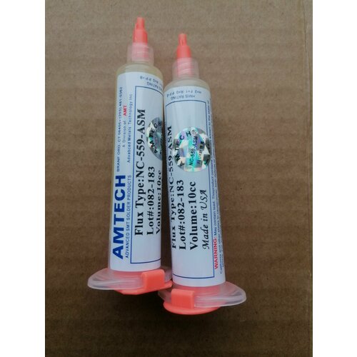 1pcs 10cc nc 559 asm uv flux lead free soldering solder paste for bga csp ball semiconductor packaging repair Флюс для пайки NC-559-ASM (10 мл.) Набор из 2х штук