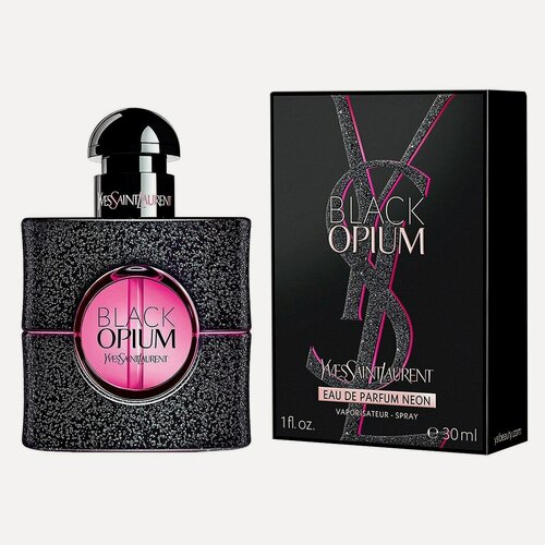 Изображение товара Парфюмерная вода для женщин YSL Yves Saint Laurent Black Opium 30 мл, духи кофе ваниль восточно-гурманский аромат