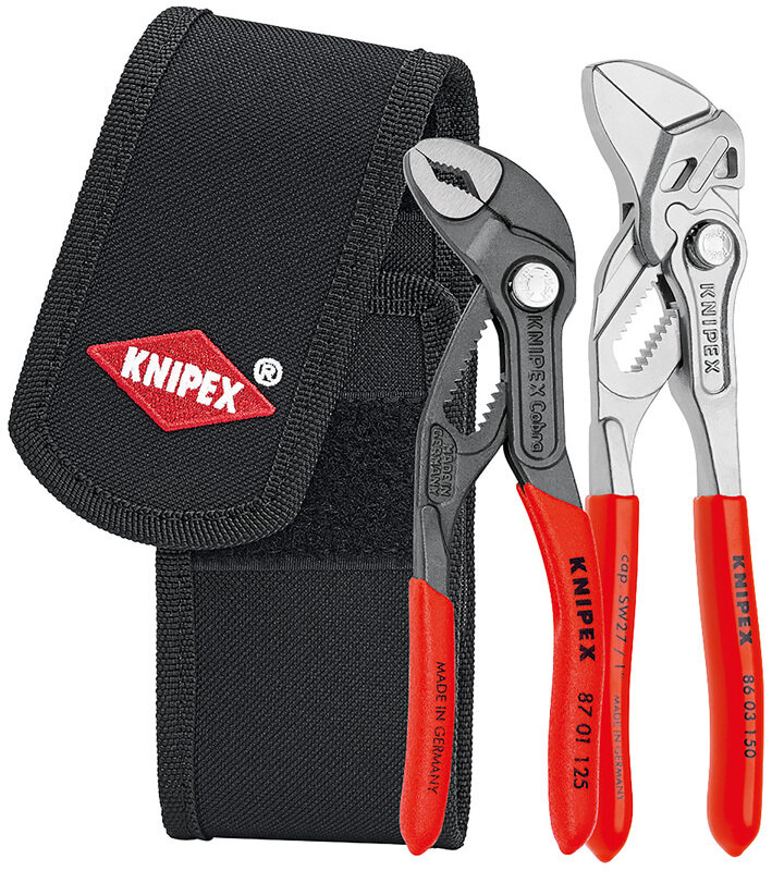 Набор мини-клещей KNIPEX в поясной сумке для инструментов, 2 пр, KN-8603150/8701125 KN-002072V01