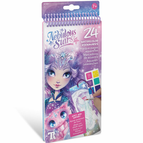 Серия Nebulia Набор для создания книжных закладок 24 эскиза акварель кисть Nebulous Stars 11424_NSDA 744₽