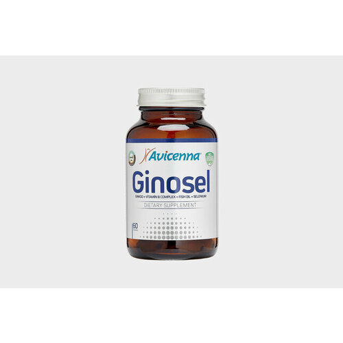 Комплекс витаминов и минералов ginosel гинко билоба, селен, омега 3, витамины группы B