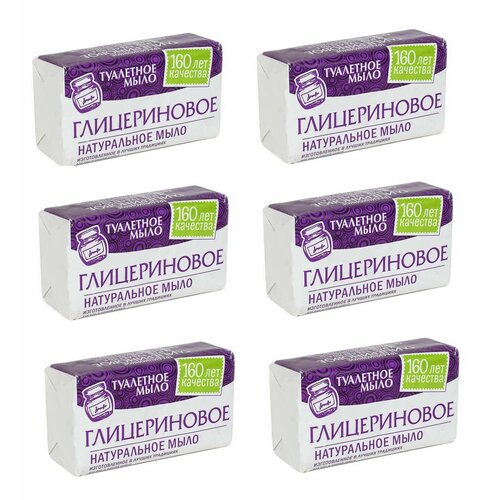 Sorti Мыло туалетное Глицериновое 180 г 6 штук 870₽