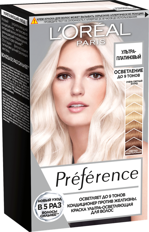 Краска для волос L’Oreal Paris Preference 9L Ultra Platinum 204мл