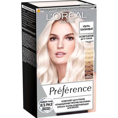 Краска для волос L’Oreal Paris Preference 9L Ultra Platinum 204мл