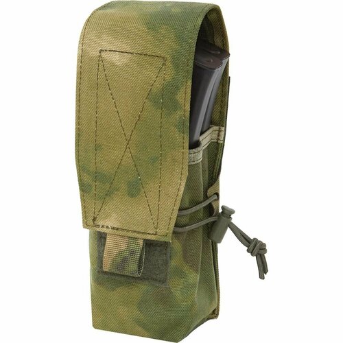 Подсумок для магазина АК (1-2 шт), вер. 3 (FASTCLIP) (molle) (Stich Profi), зеленый камуфляж подсумок для магазина fast вер 2 fastclip stich profi олива