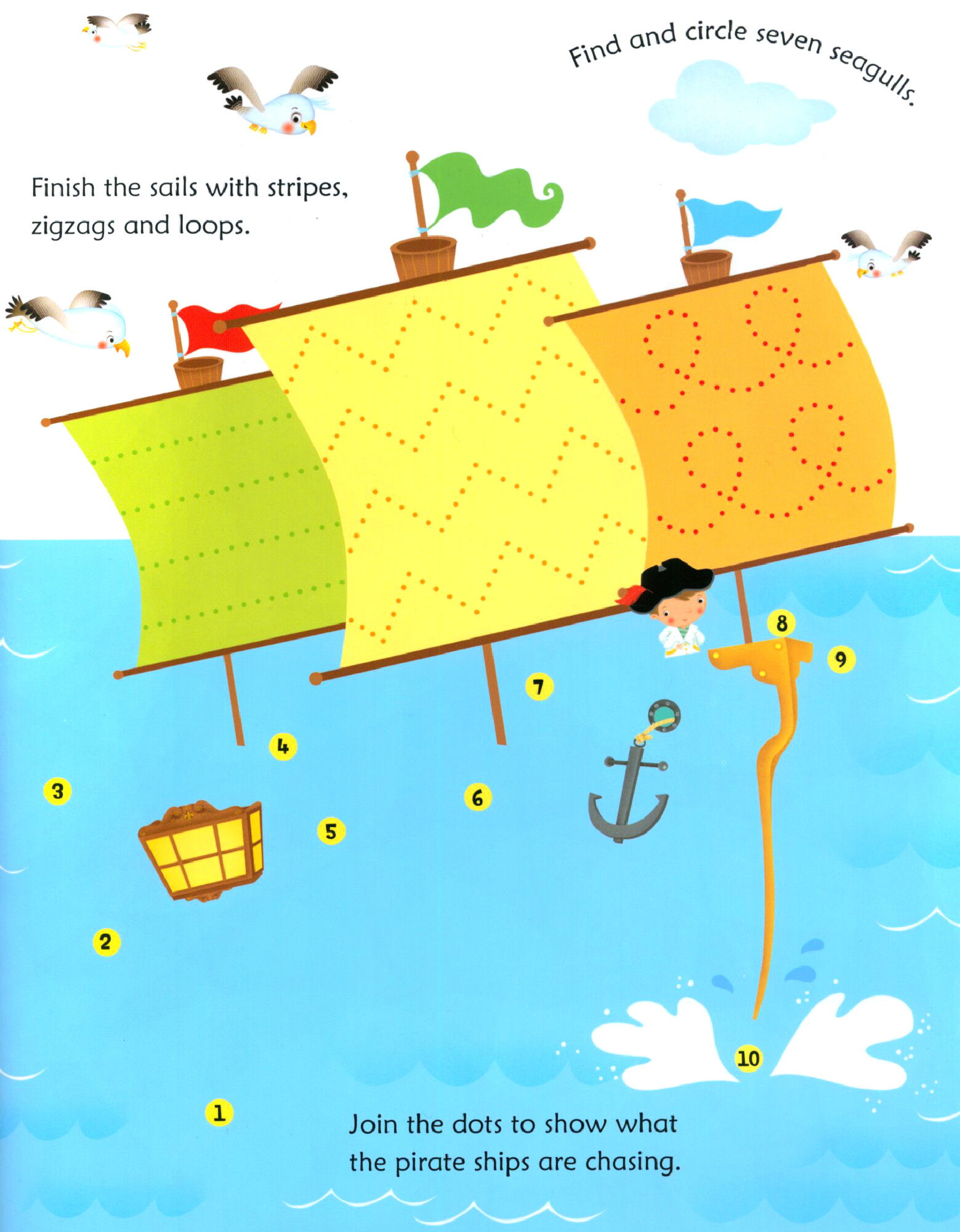 Wipe-Clean Pirate Activities (Robson Kirsteen) - фото №3
