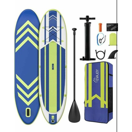 Надувная Сап-доска evajoy 335 (SUP board) двухслойная 335*81*15см надувная sup доска ninja для любителей активного отдыха на воде