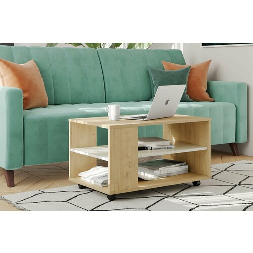 Стол журнальный Capri НМ 01142 X белыйдуб бунратти 4599₽