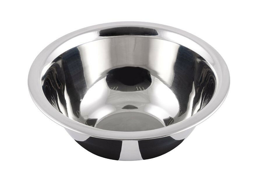 Миска (MALLONY Миска Bowl-Roll-14, объем 450 мл из нержавеющей стали, зеркальная полировка, диа 14 см (103824))