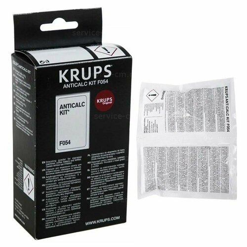 Средство для удаления накипи 2 х 40 гр для кофемашины Krups F054 1850₽
