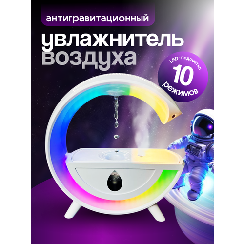Увлажнитель воздуха настольный антигравитационный с подсветкой 1900₽