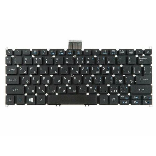 Клавиатура (keyboard) ZeepDeep для ноутбука Acer Aspire, черная без рамки, гор. Enter 9Z. N7WSC.50R