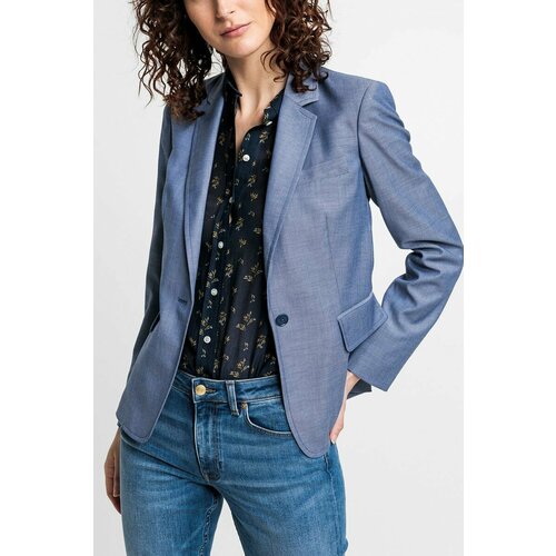 Пиджак GANT, размер 36, синий пиджак gant размер 36 серый