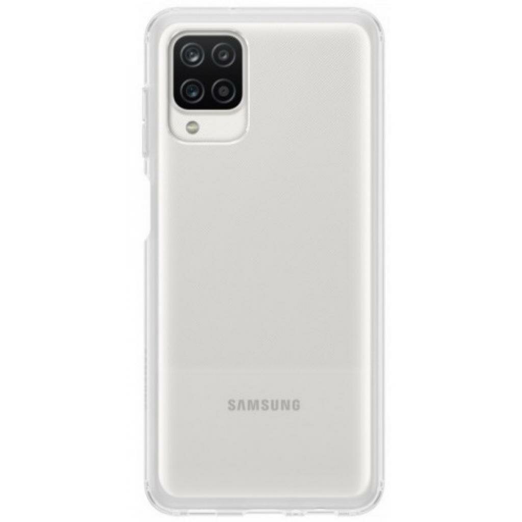 Чехол-накладка Samsung Galaxy A12 Soft Clear Cover (Прозрачный) EF-QA125TTEGRU