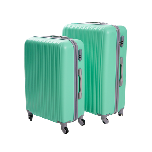 фото Комплект чемоданов feybaul, размер m/l, зеленый