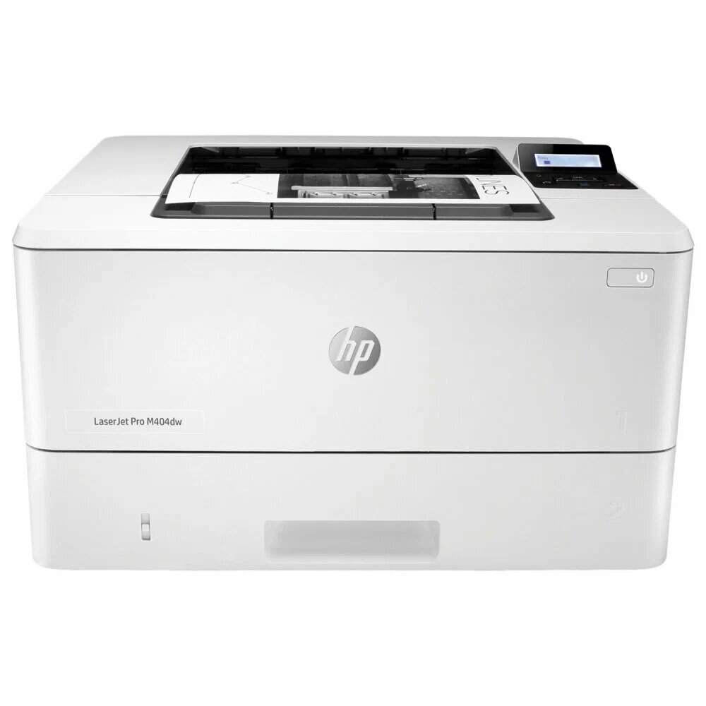 Принтер лазерный HP LaserJet Pro M404dw, ч/б, A4, белый