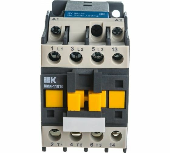 фото Контактор IEK КМИ КМИ-11810 18А, 24В/АС3, 1 NO