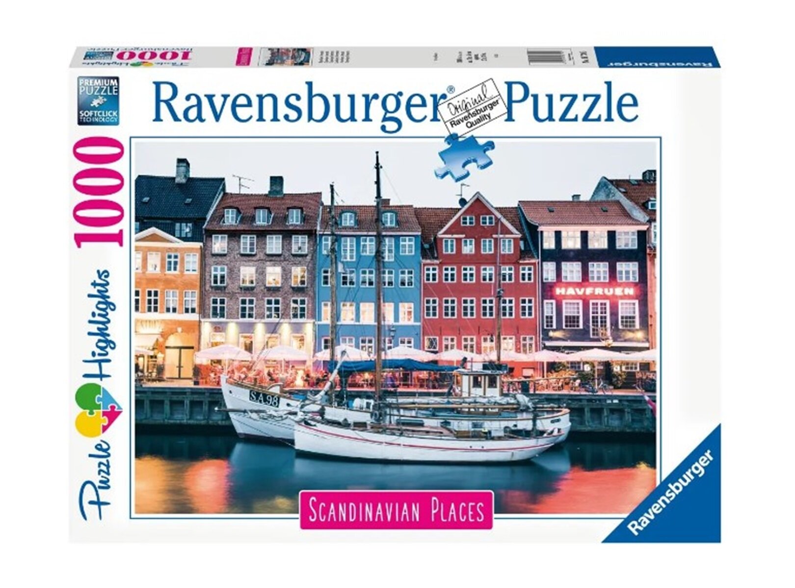 Пазл Ravensburger Копенгаген Дания, 1000 дет. 16739